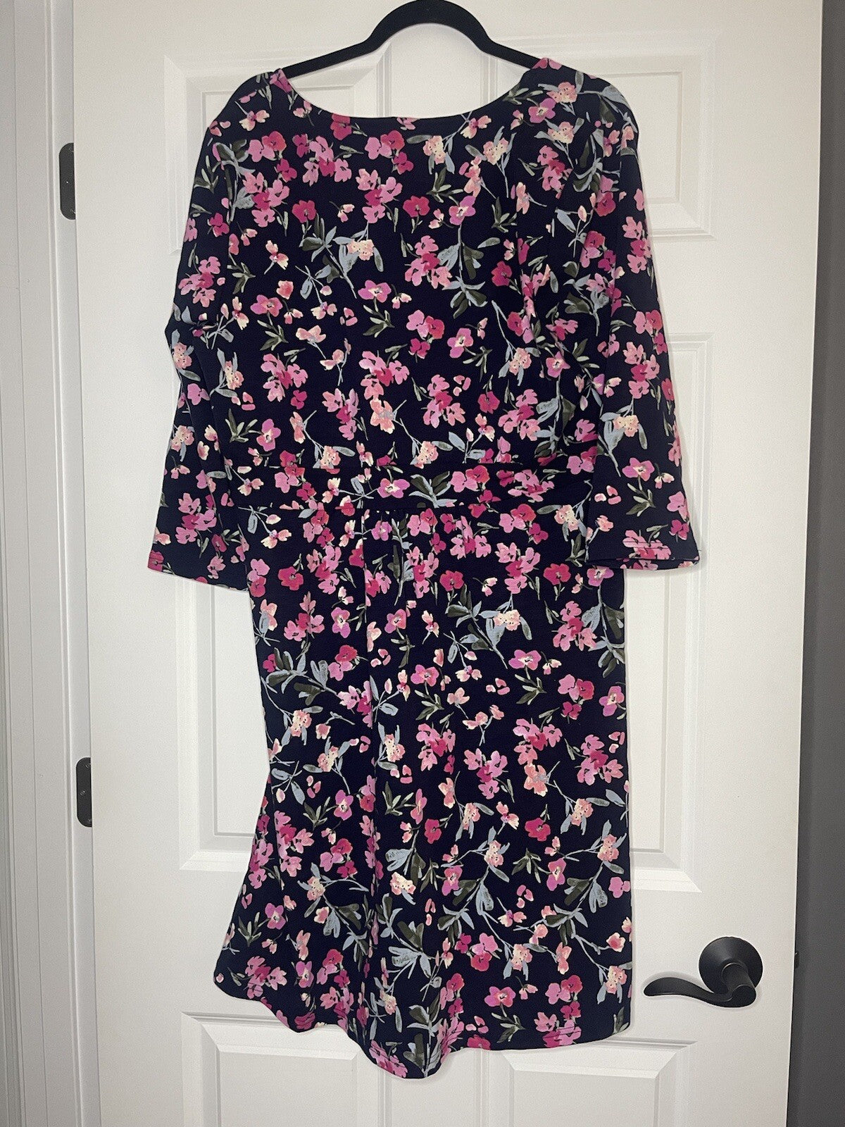 Joules Dress Navy With Multicolor Floral Size 14 Nwt 