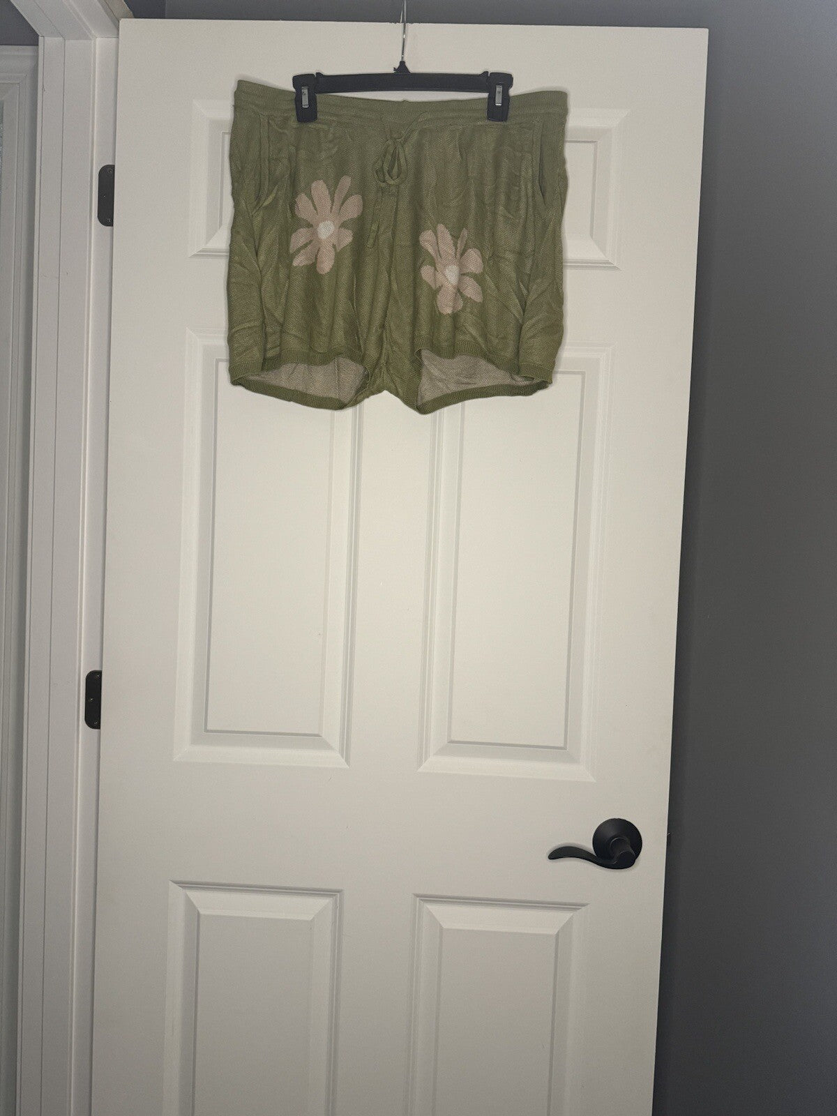 Ekouaer 2 Piece Lounge Set Xxl Green W Pink White Floral Nwt 