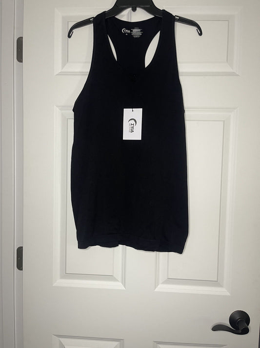 Zyia black copper charged tank top xl NWT