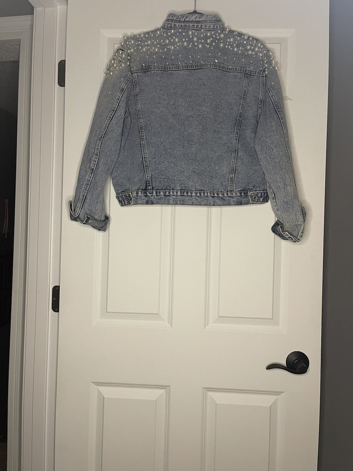 Unbranded Jean Jacket Xl With Exclusive Decor Beading 