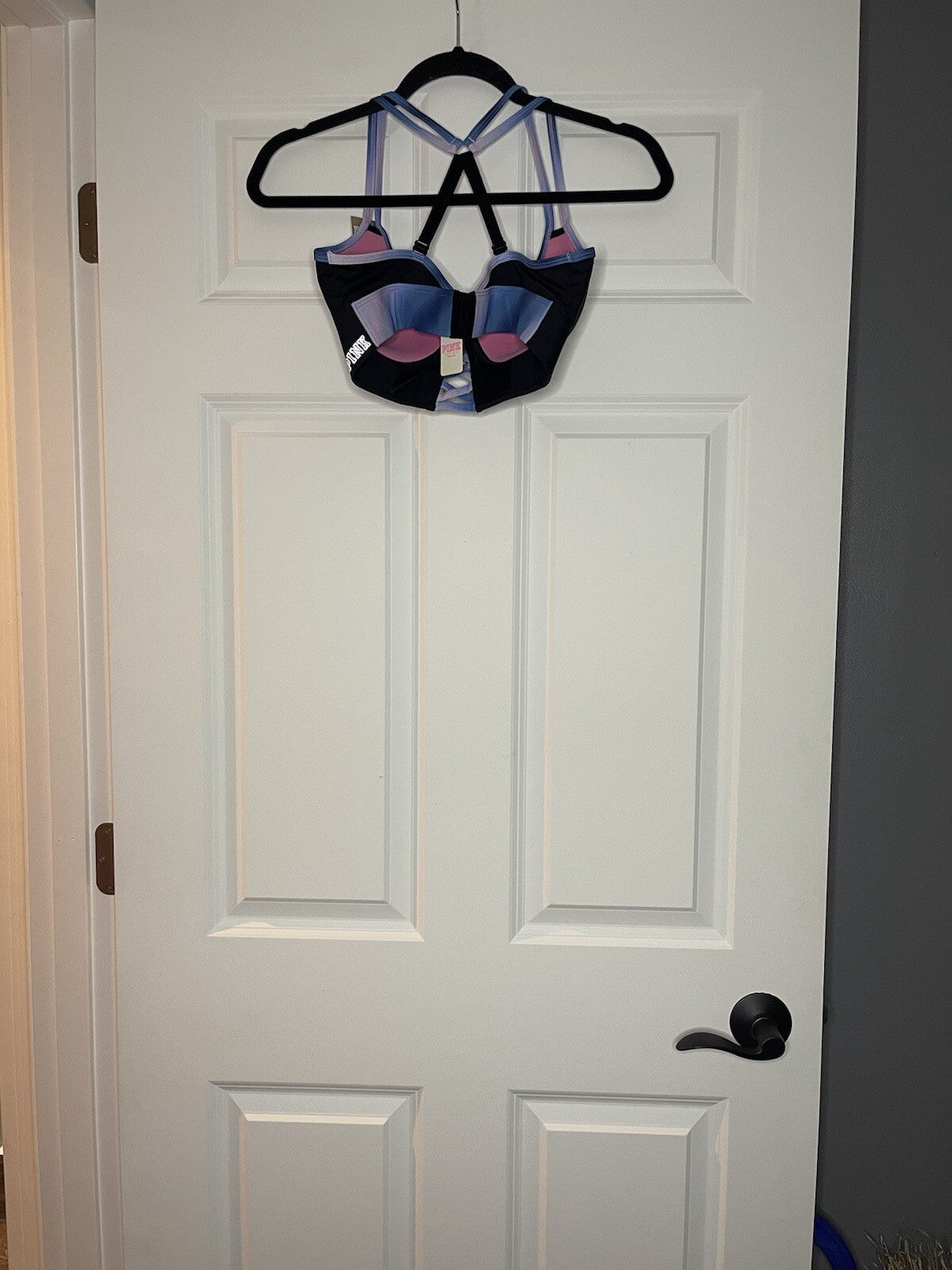 Pink by victorias secret ultimate sports bra medium black blue purple nwt