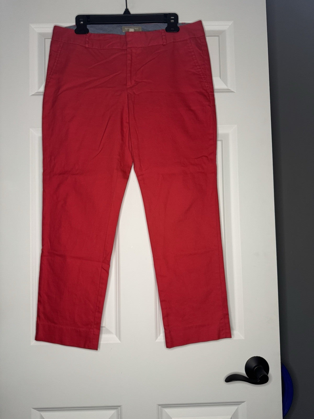Banana Republic Hampton Fit Pants 10 Salmon 