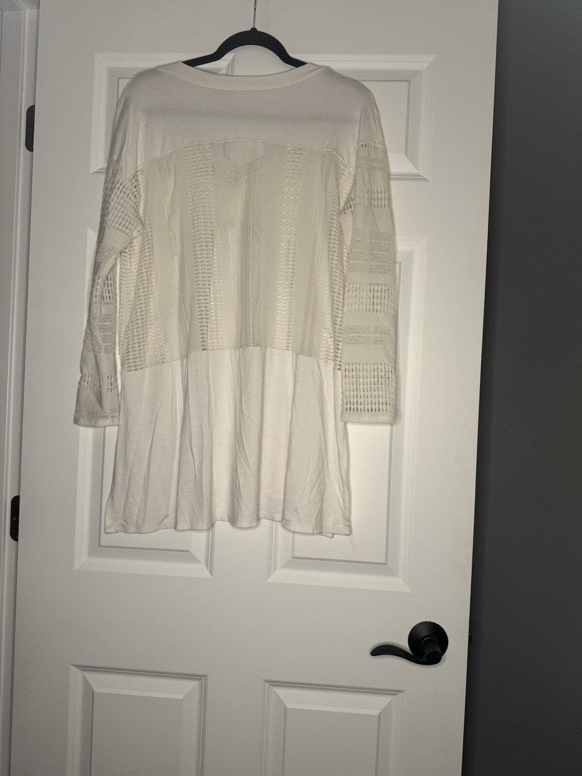 Becca Swimsuit Cover Up XS White W Crochet