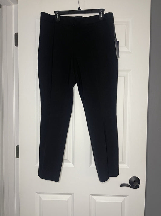 Anne Klein stretch slacks size 12 black NWT