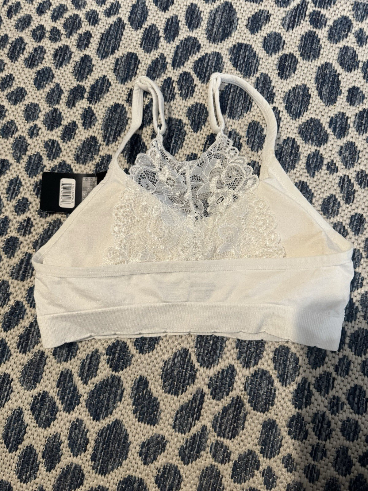 Unbranded Seamless Bra W Padding Lace Back Small Nwt 