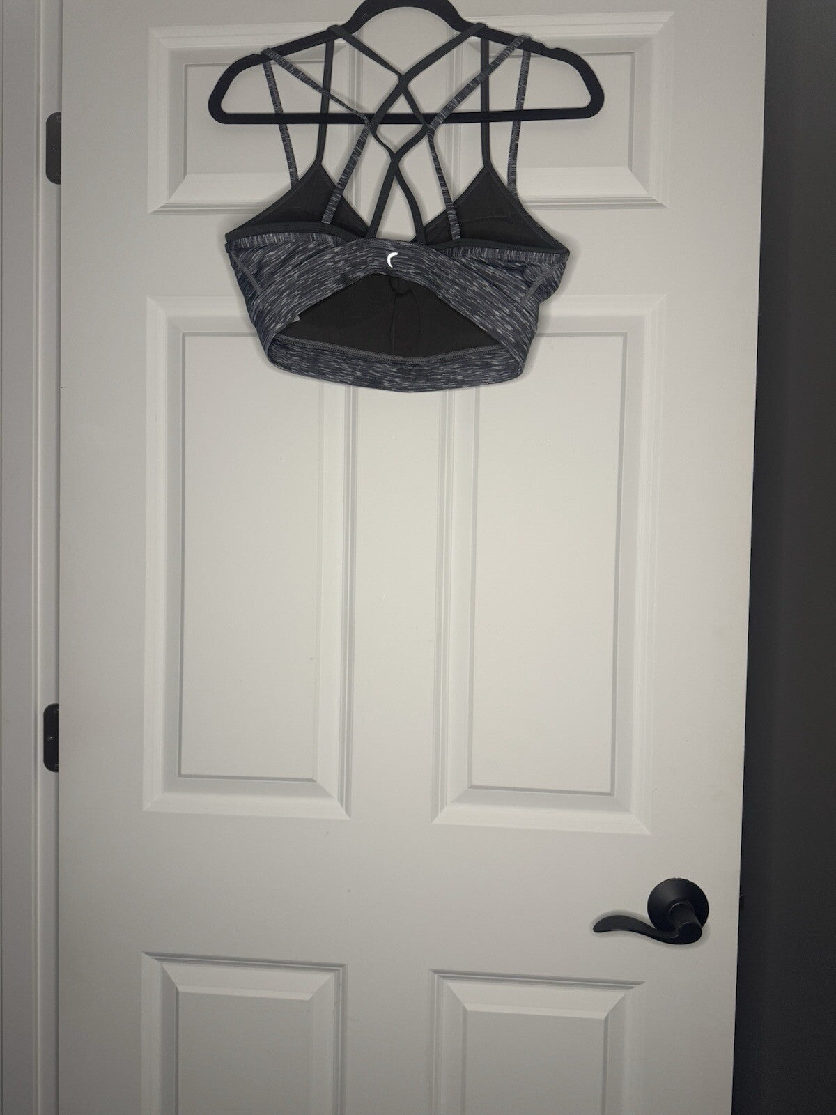 Zyia Bra Layered Large Gray And White Heathered In Excellent Condition