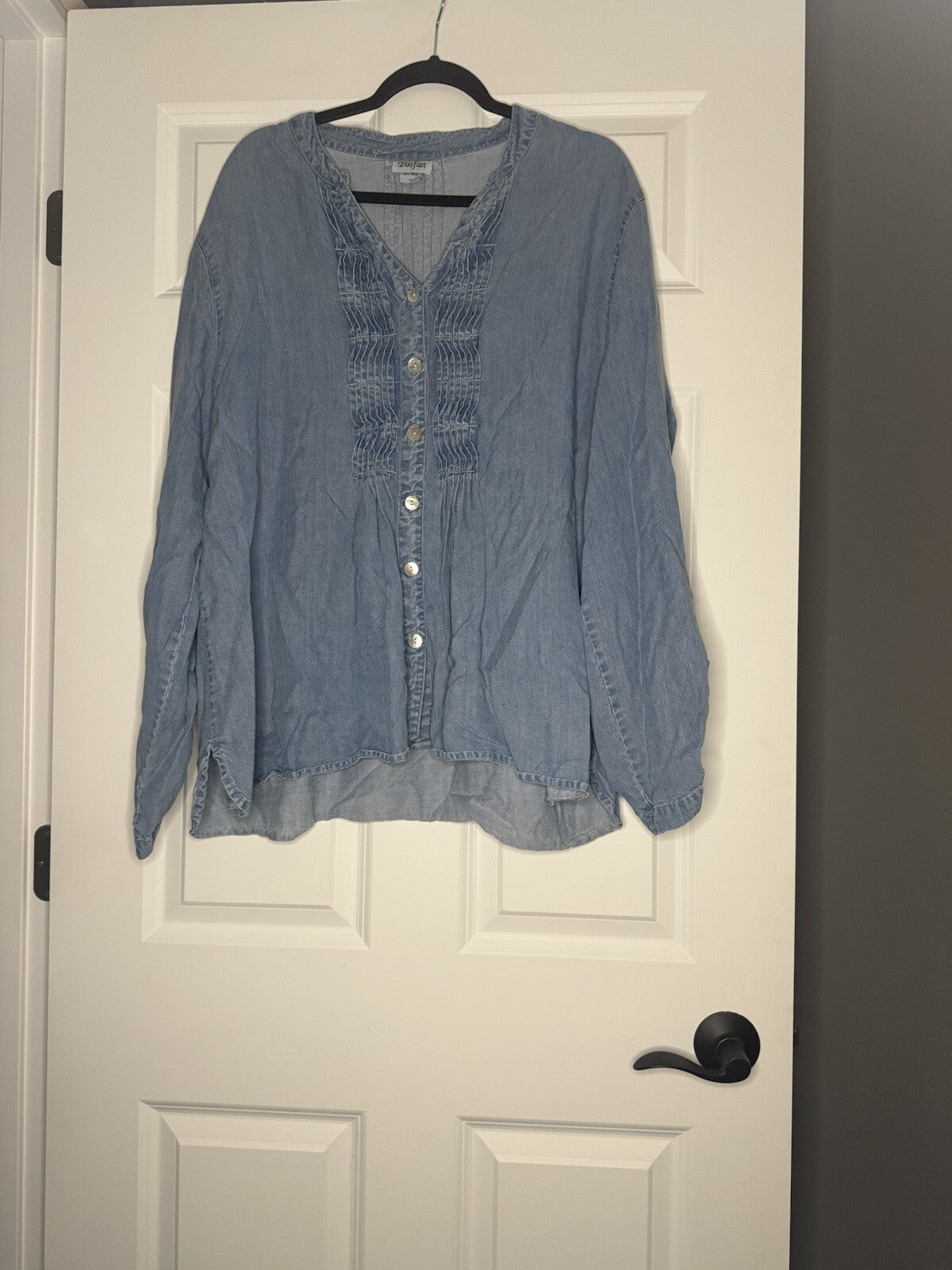 Too Fan 2 Piece Outfit 2x Blue Jean 3/4 Sleeve And Capris Nwt 
