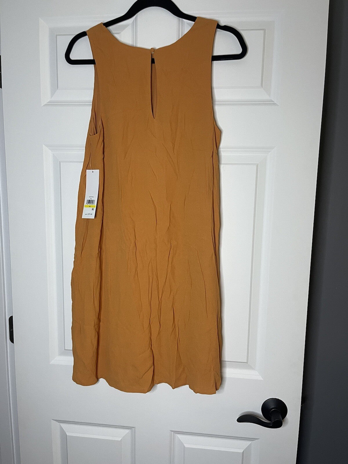 Kensie sleeveless dress orange medium NWT