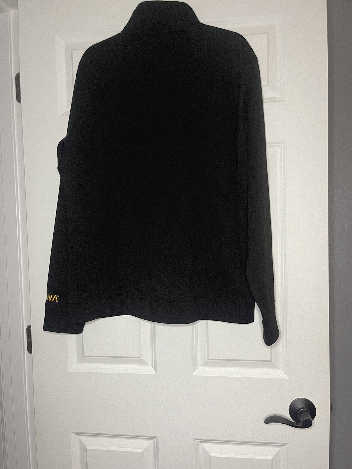 Captivating Iowa Hawkeyes Half Zip Sweatshirt Large Black W Gold Nwt
