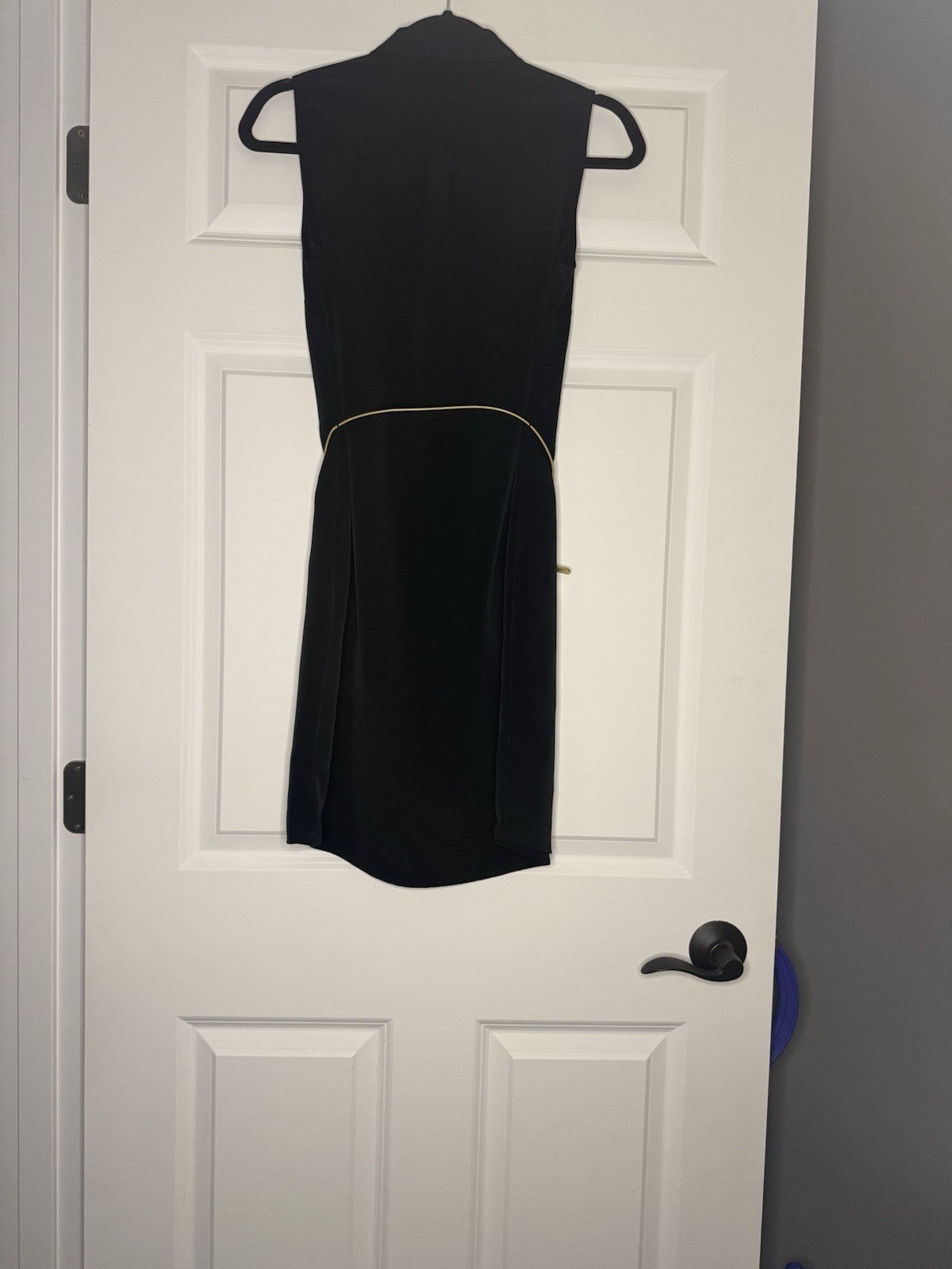 The Limited Sleeveless Dress W Belt XS Black Gold Belt 