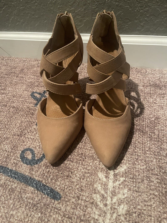 Corso Como strappy heels 6.5 brown 