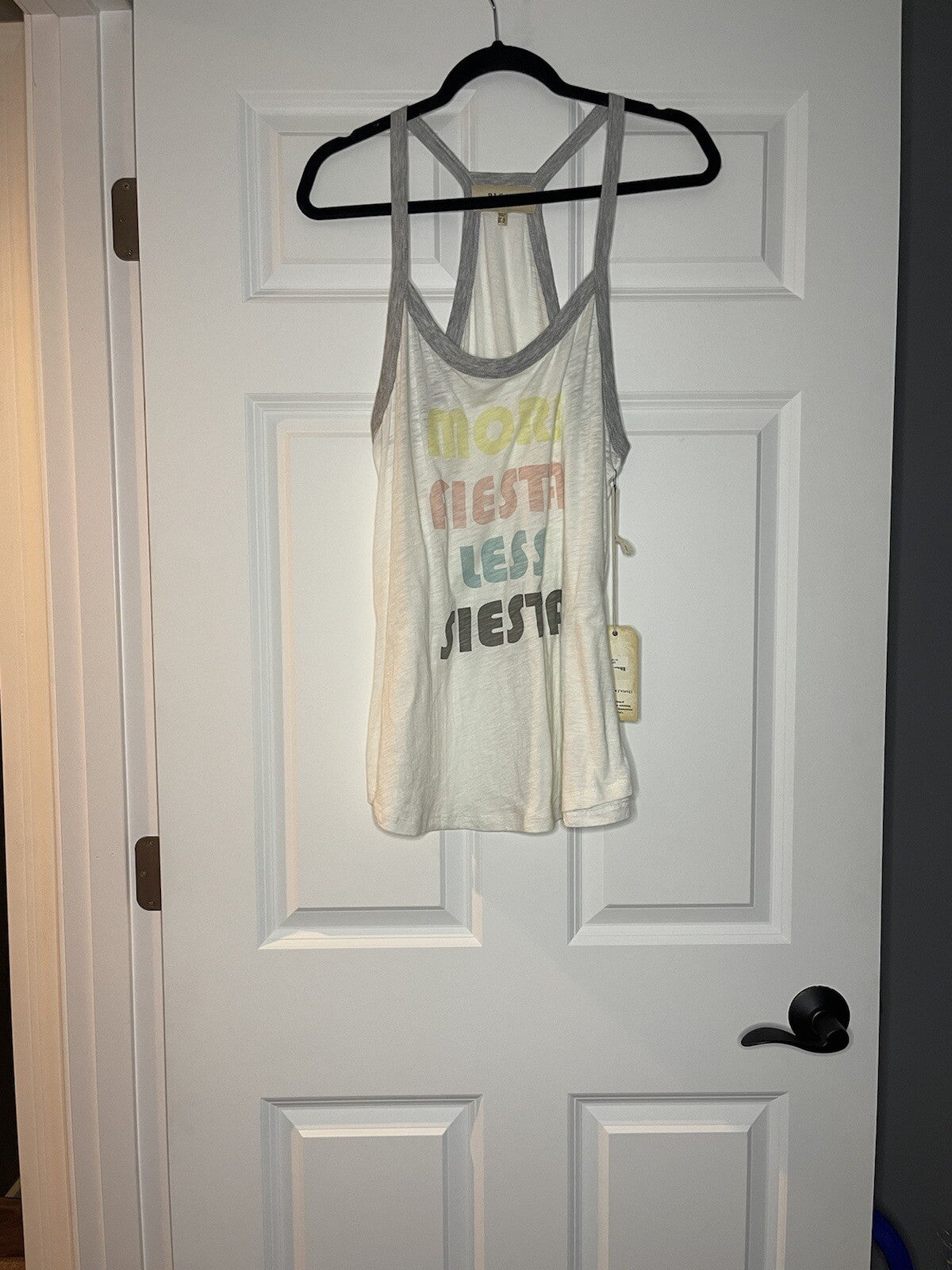 Pj salvage pajama tank xl more fiesta less siesta NWT