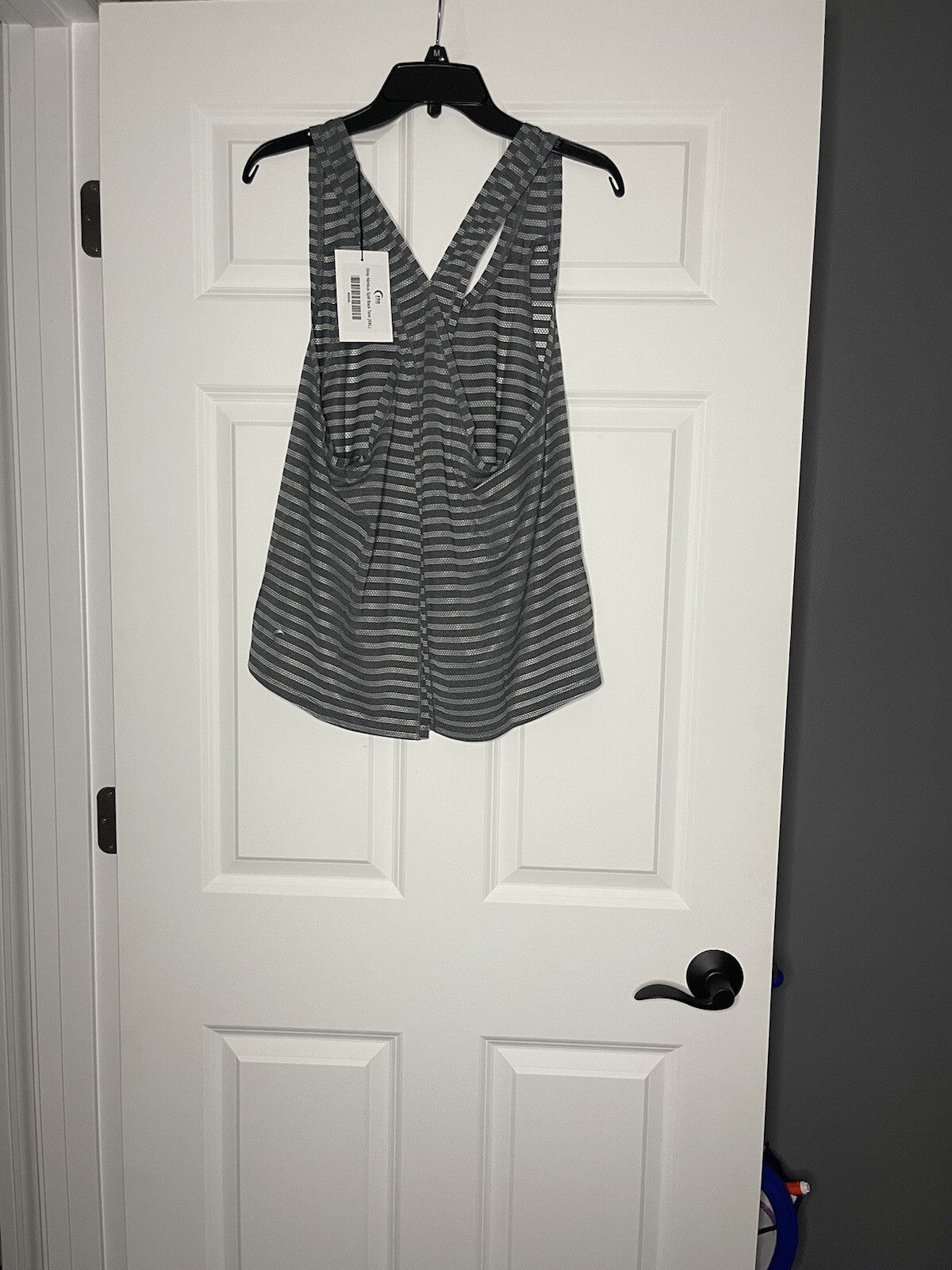 Zyia gray nimbus split back tank xxl NWT