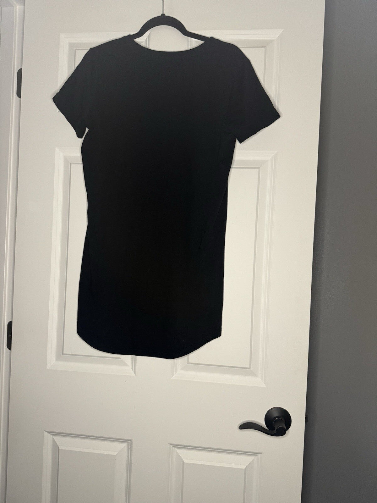 Forever 21 Short Sleeve Dress Small Black Nwt 