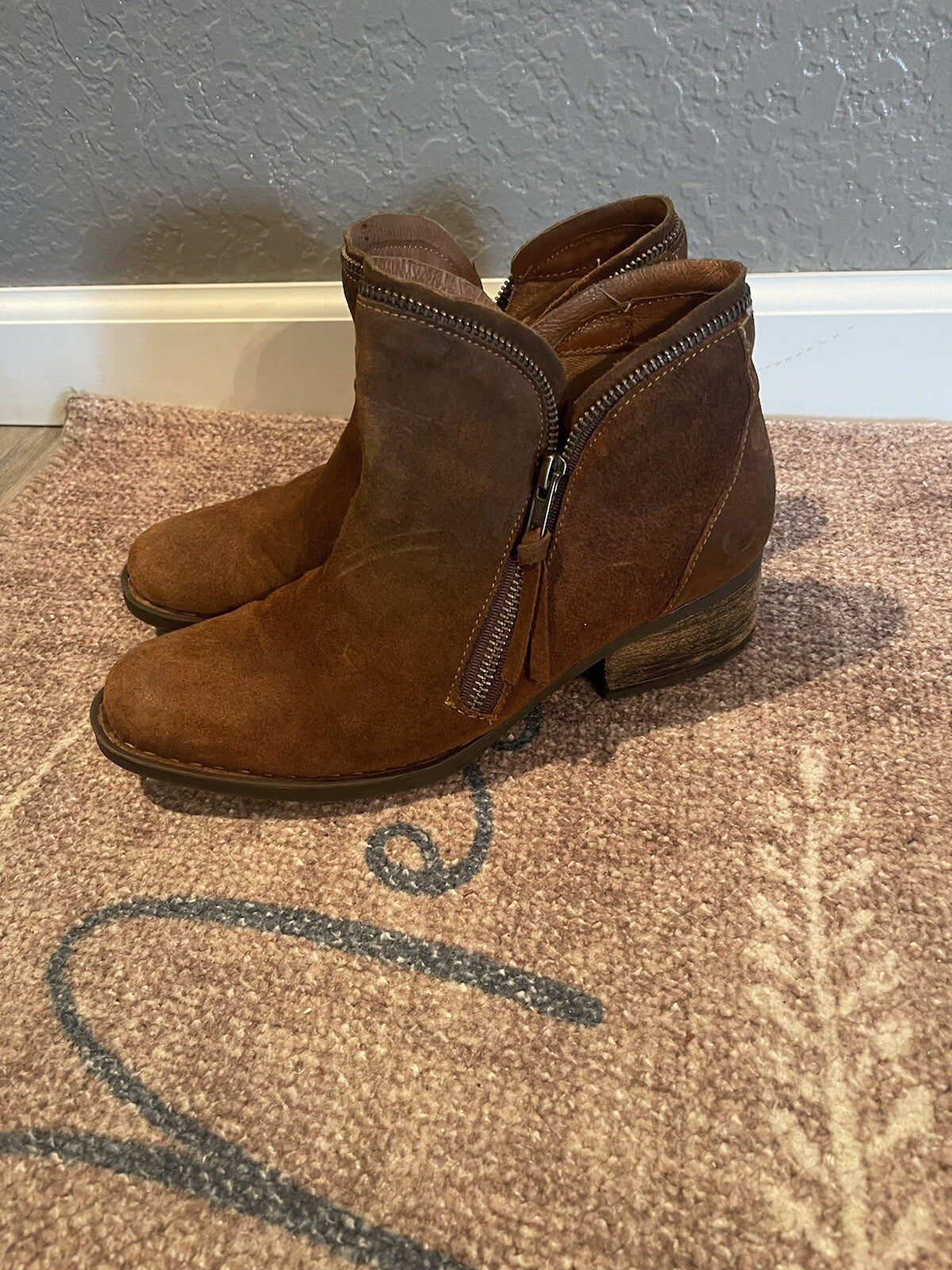 Born Size 8 Brown Booties 