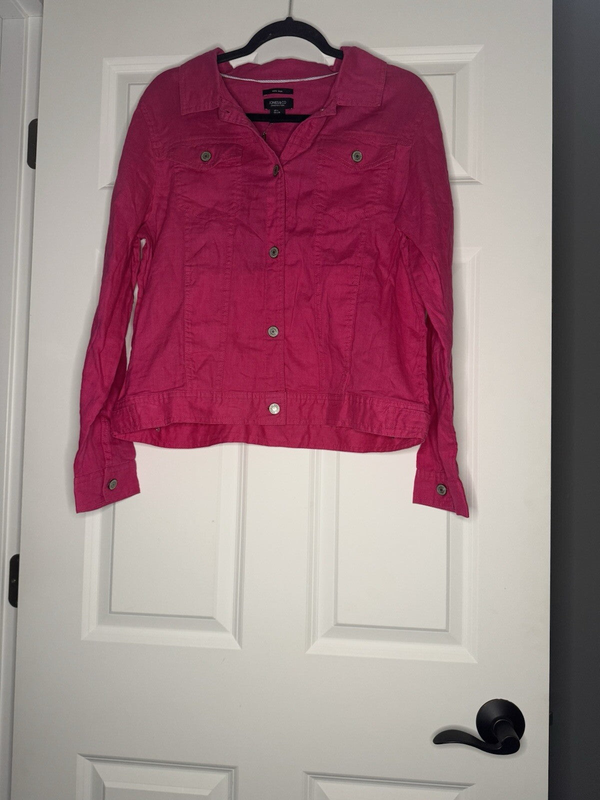 Jones New York Jacket Large Pink Nwt 