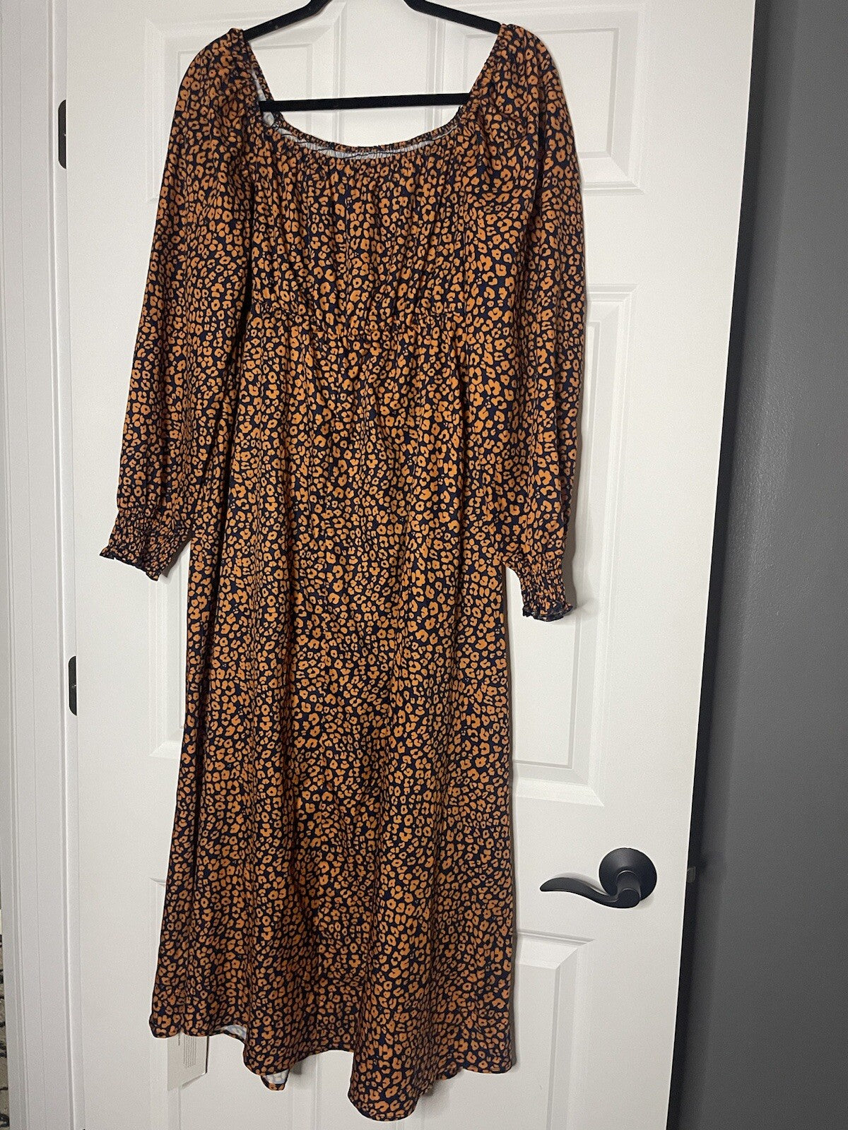 Bloomchic Dress Size 14-16 Navy Orange Floral  Nwt