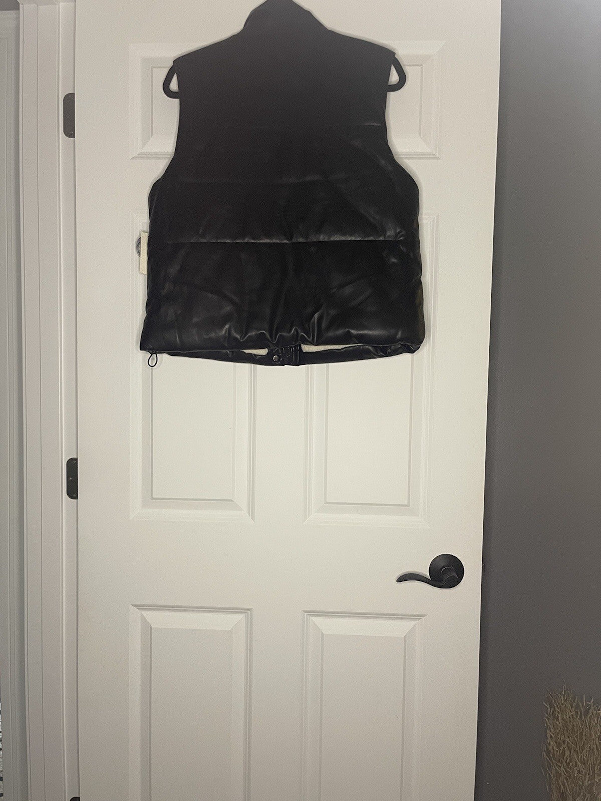 Ci Sono Outerwear Pleather Vest Xl Nwt Black