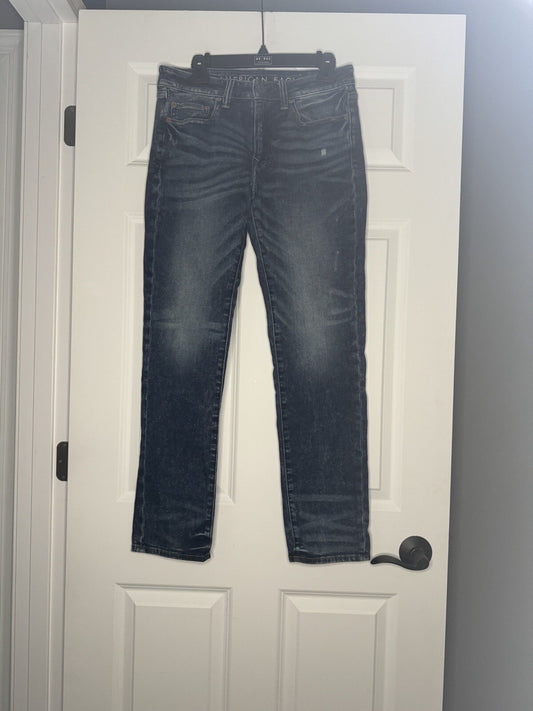 American Eagle Next Level Air flex Mens Jeans Slim Straight 29x32 Blue 