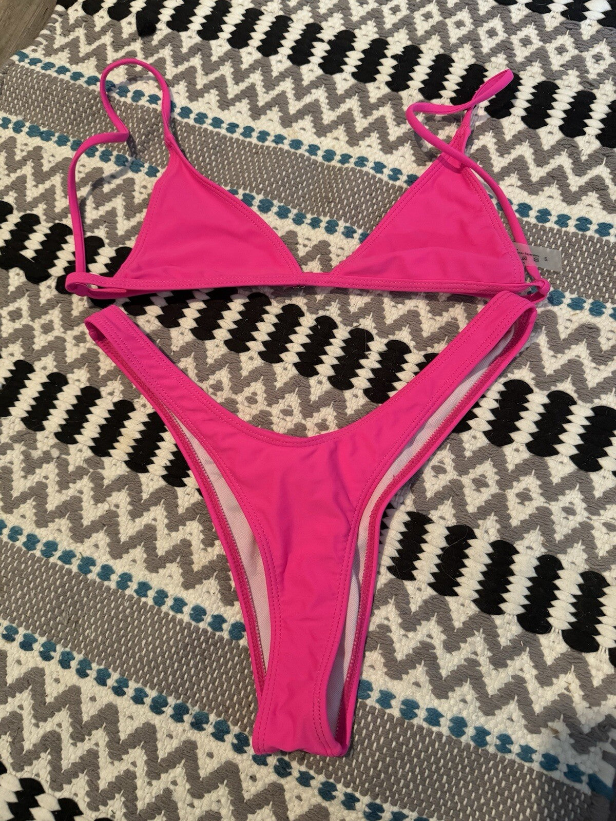 Unbranded 2 Piece Bikini Hot Pink Small No Padding 