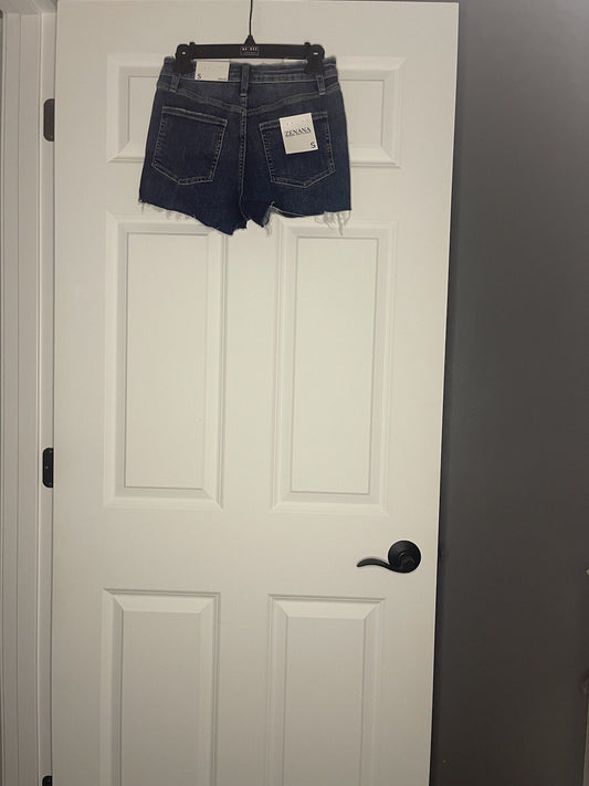 Zenana Cutoff Shorts Small Style Dot-1932ba Nwt