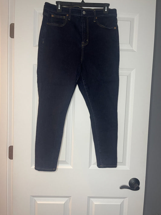 Gap true skinny jeans dark wash 14/32 petite
