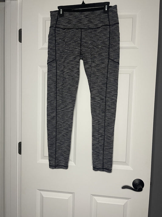 Victorias sport knockout leggings large black gray mix 