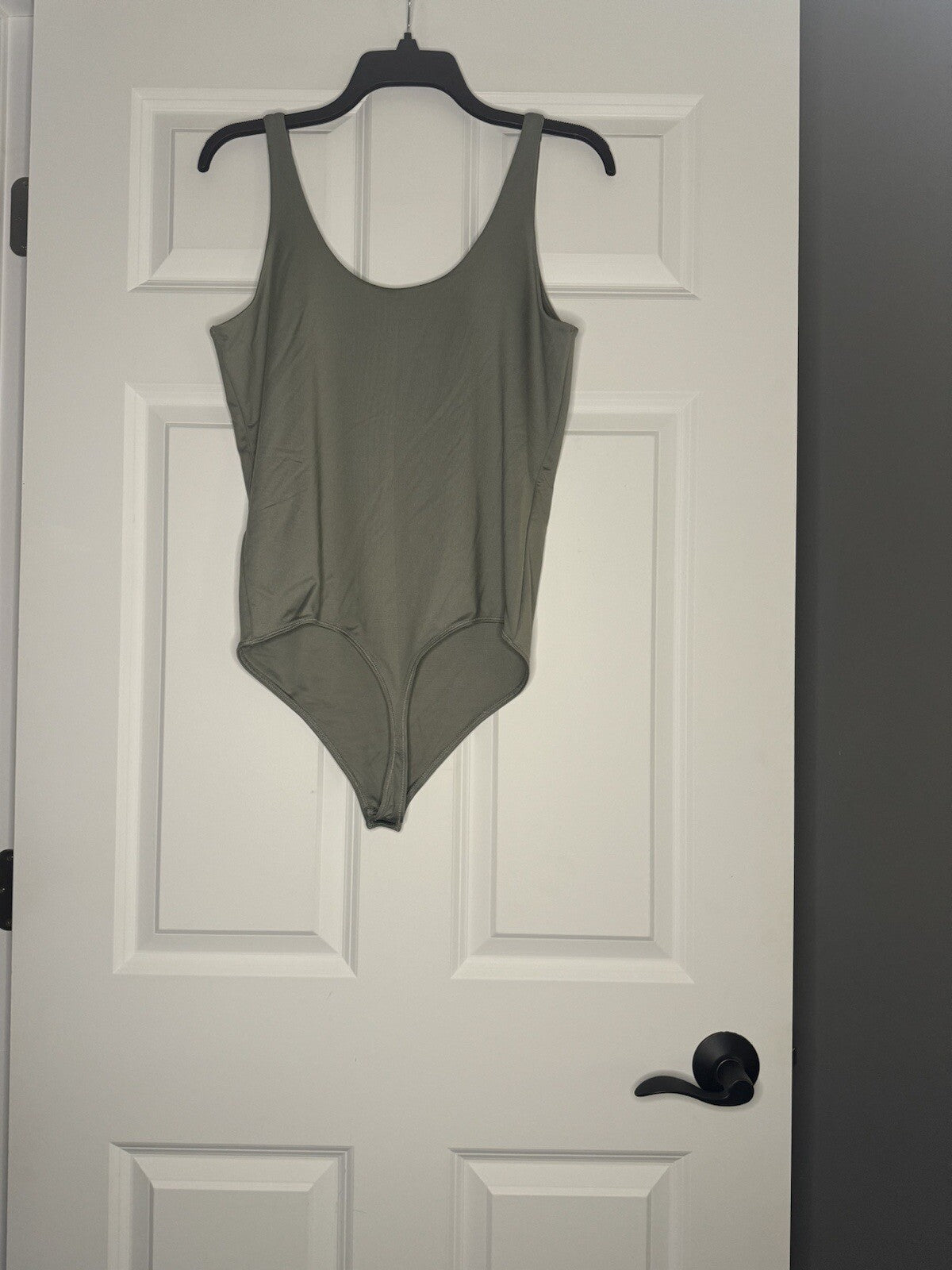 Abercrombie And Fitch Soft A And F Collection Sleeveless Bodysuit Large Green 