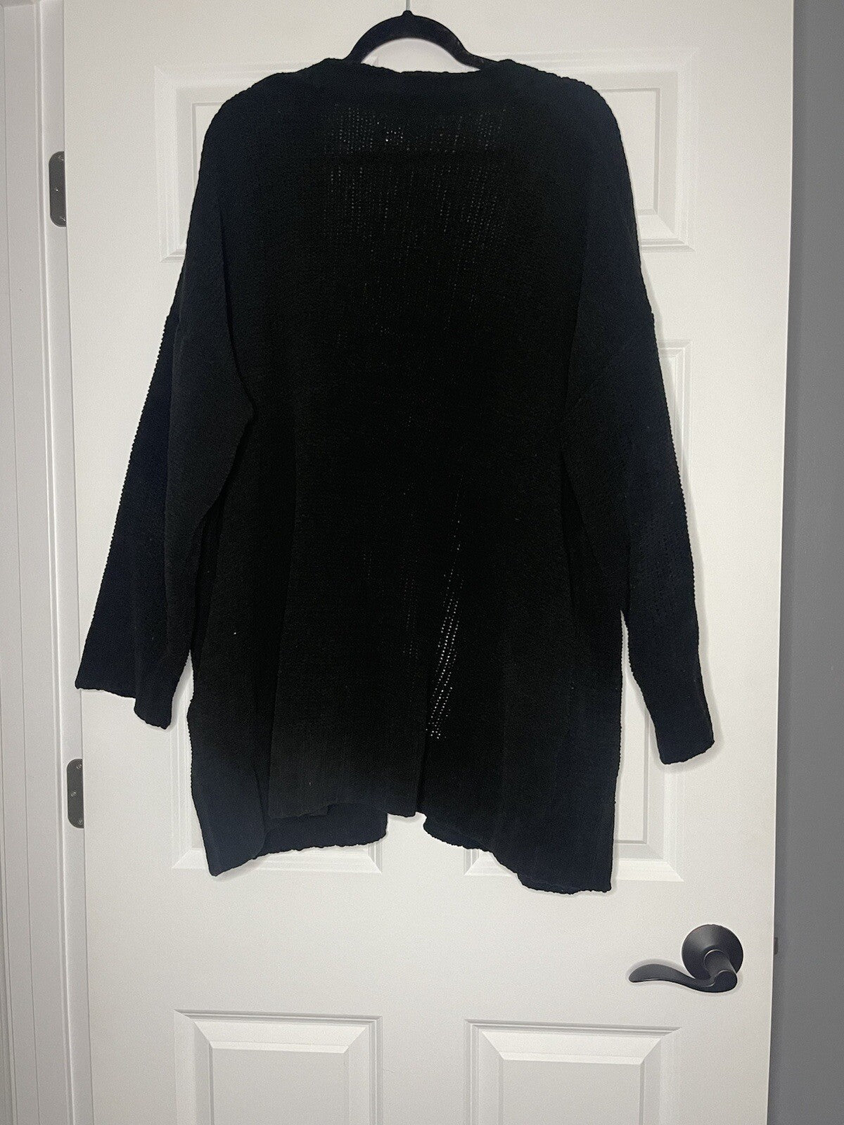 American Eagle Black Knit Cardigan Medium 