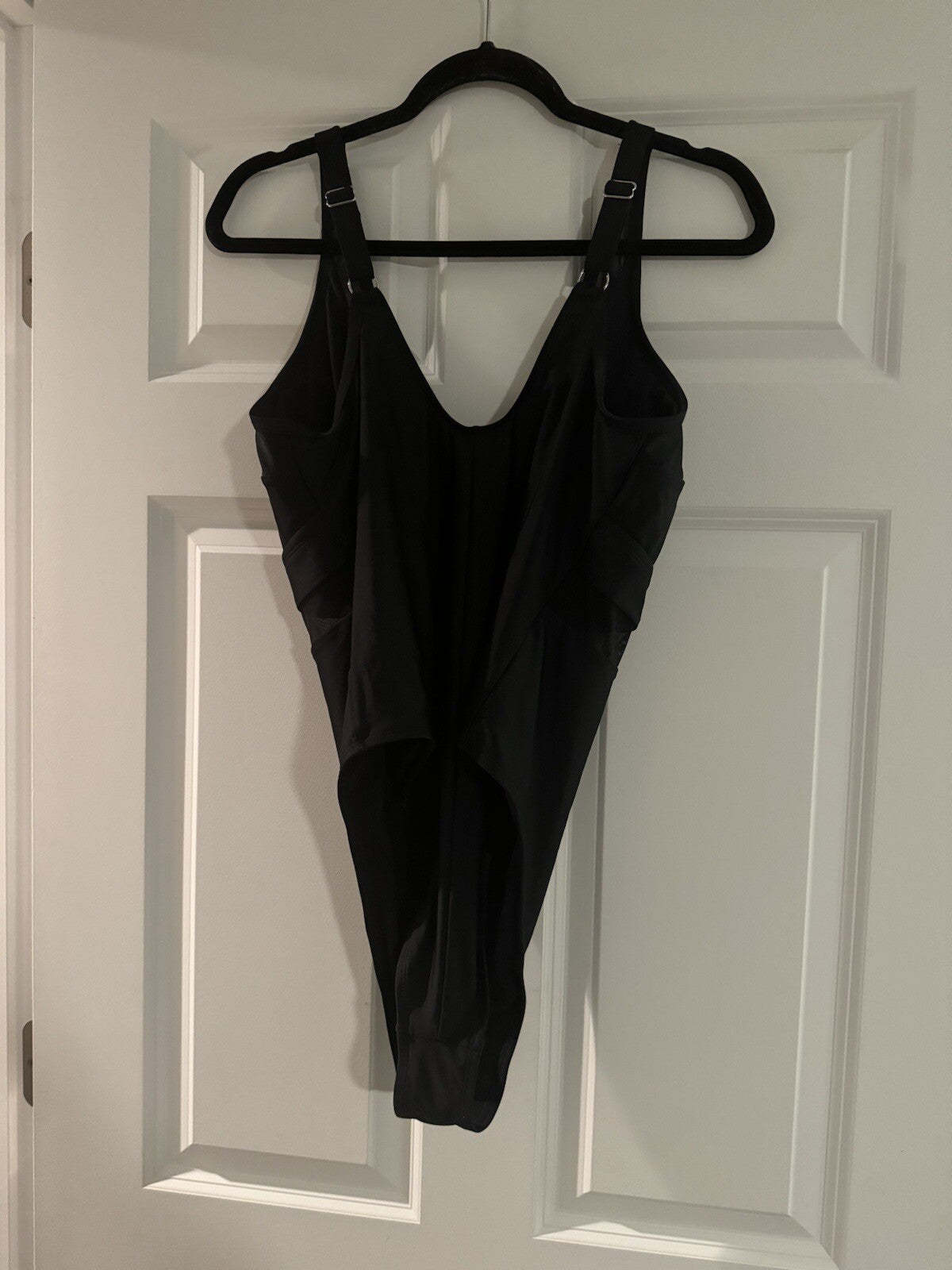 Cupshe One Piece Swimsuit Black 1x Mesh Detail Brand New