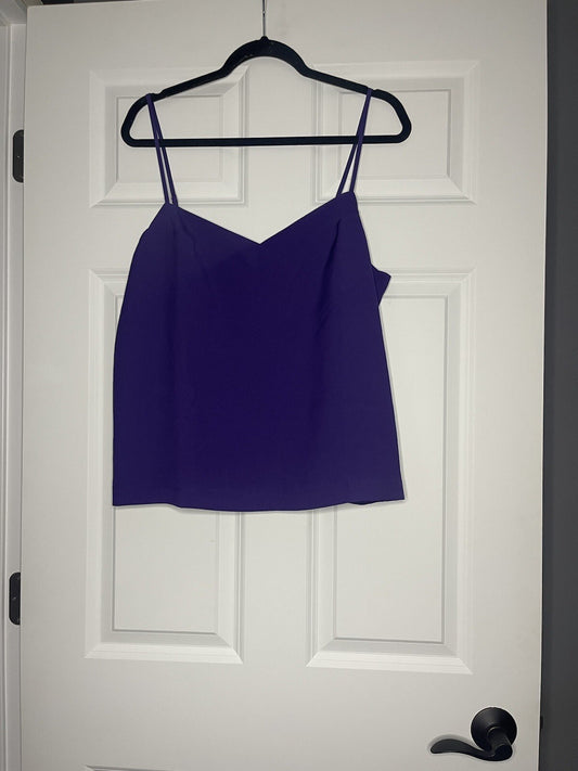 J crew sleeveless blouse size 14 purple NWT