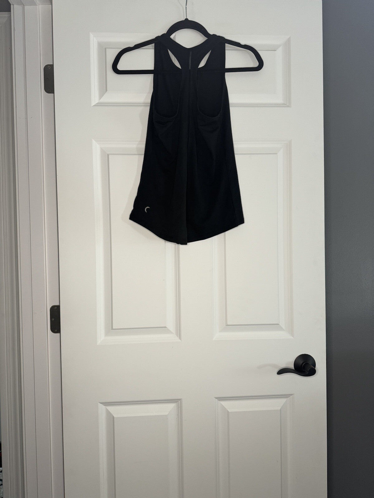 Zyia Racerback Tank Top Small Black 