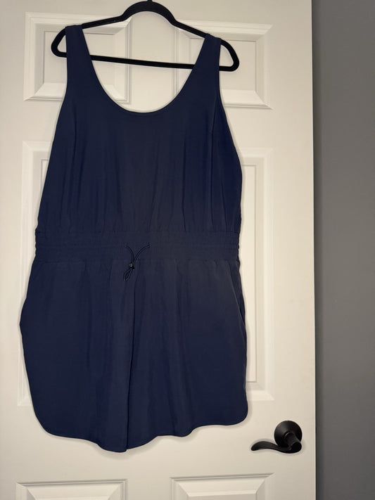 Abercrombie And Fitch Shorts Romper Xl Tall Navy Nwt 