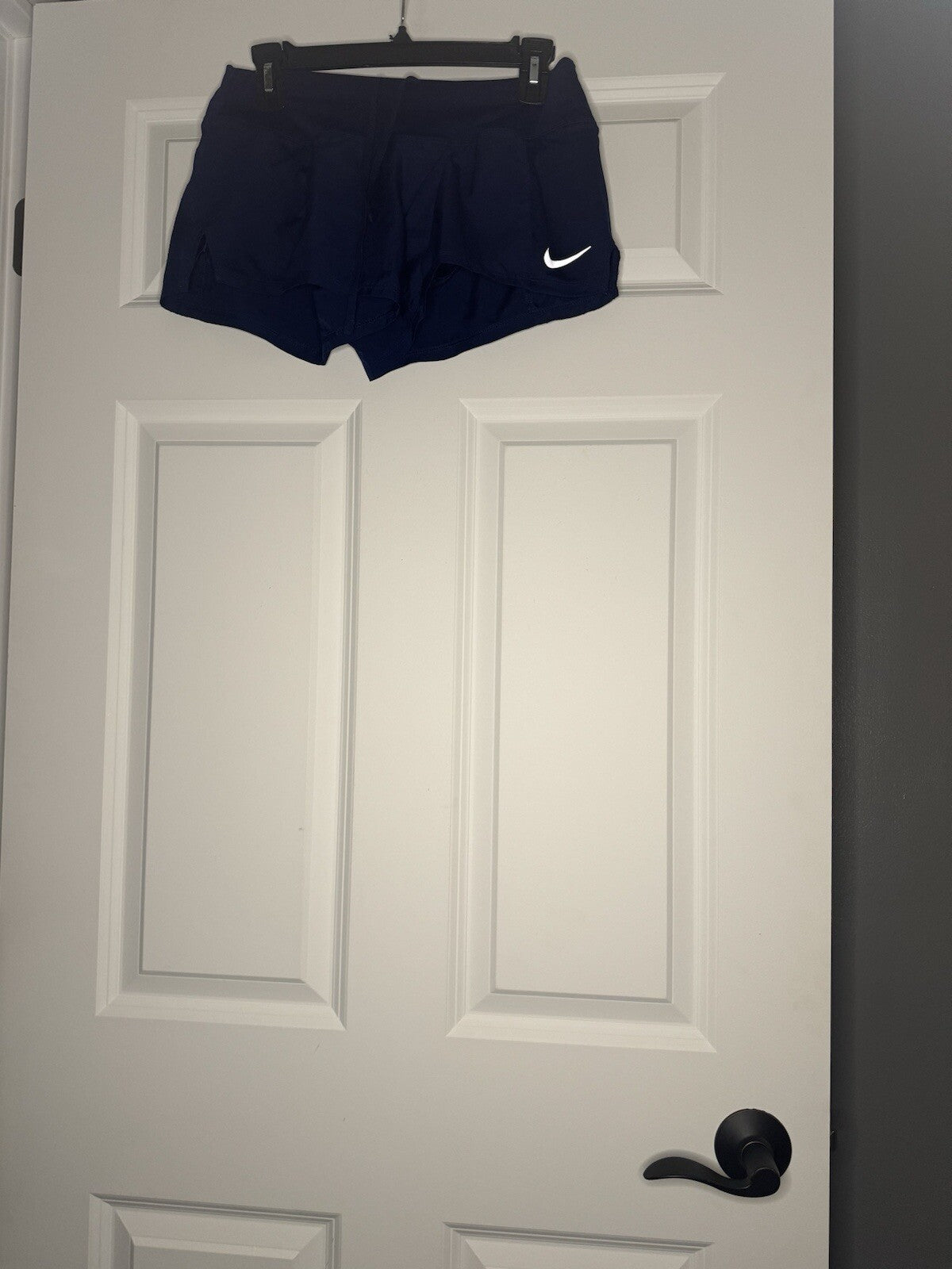 Nike Dri Fit Shorts With Liner Small Navy 