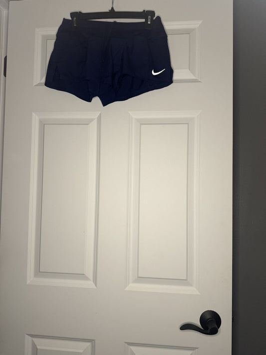 Nike Dri Fit Shorts With Liner Small Navy 