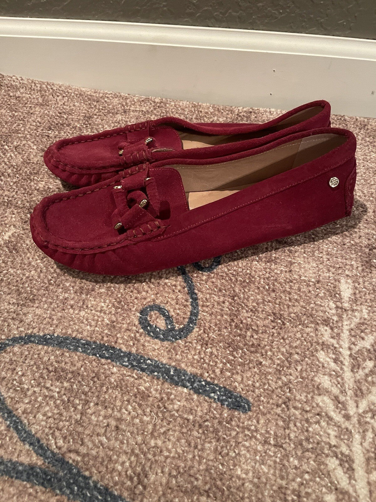 Antonion Melanie slip on shoes maroon size 9 New 