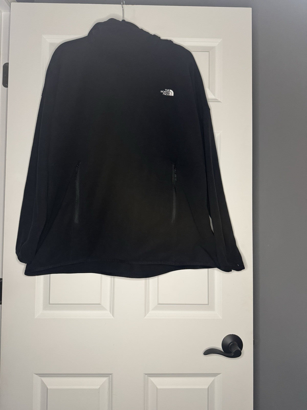 North Face Women’s Fleece Hooded Sweatshirt Black 2x 