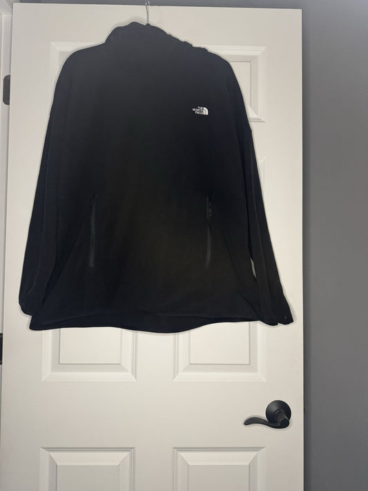 North Face Women’s Fleece Hooded Sweatshirt Black 2x 
