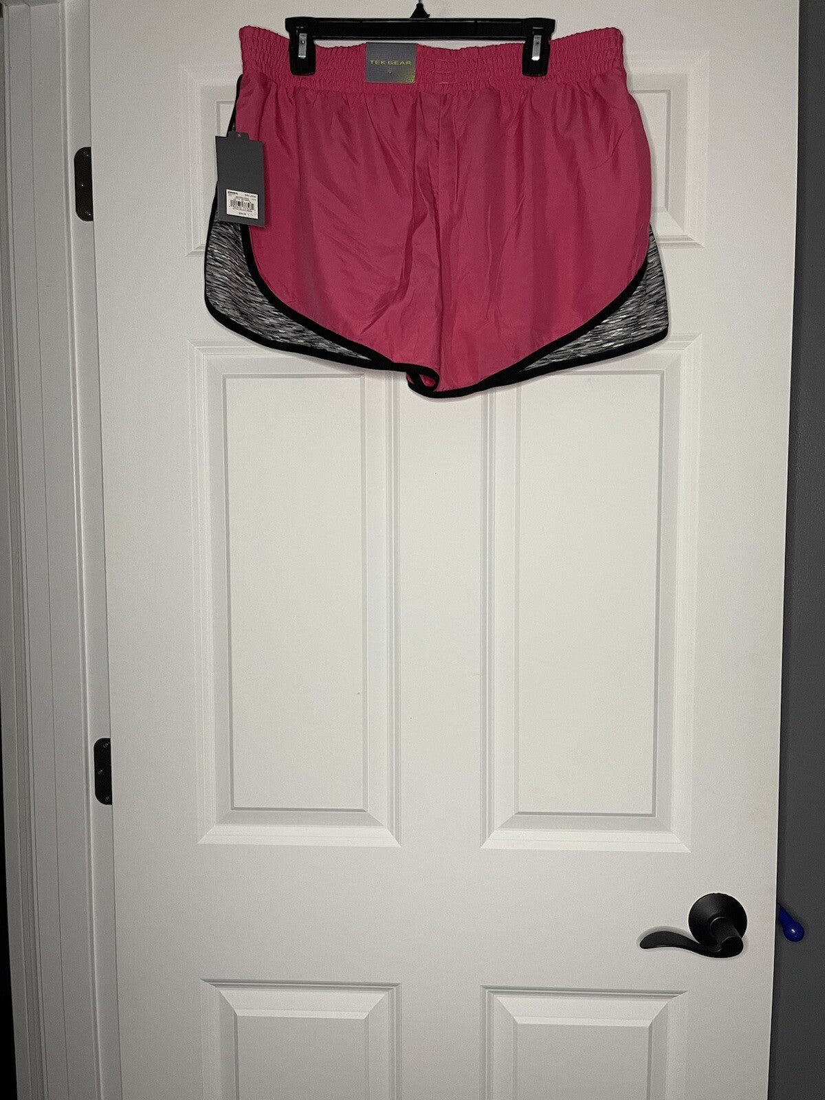 Tek gear shorts with liner large pink black white nwt