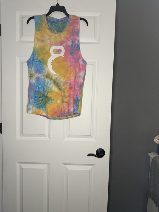 Zyia Active Kettlemoon Tank Top Xl Tie Dye Multicolor 