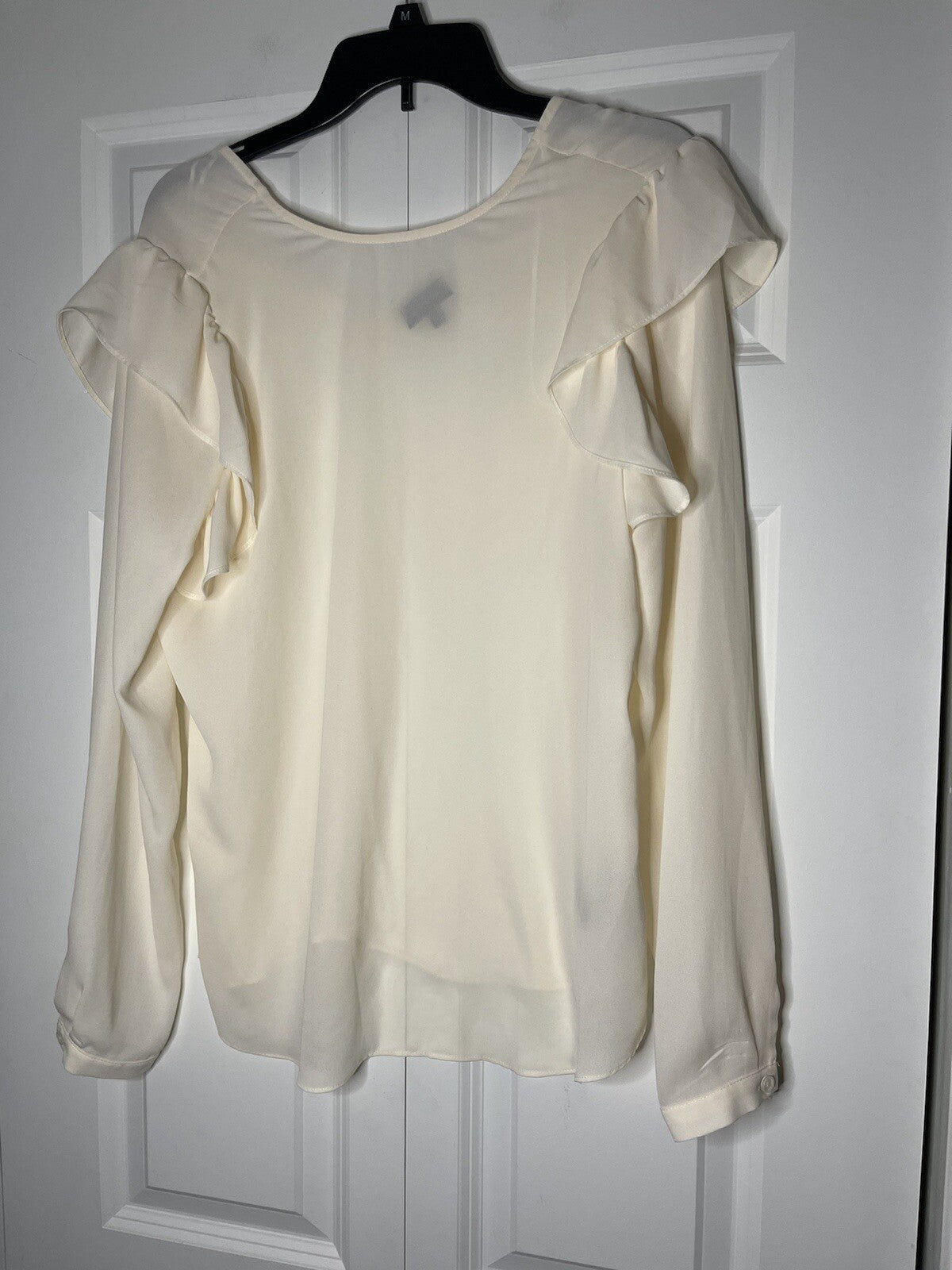 Who what wear long sleeve blouse small ivory 