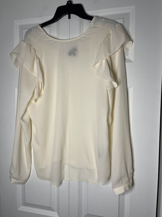 Who what wear long sleeve blouse small ivory 