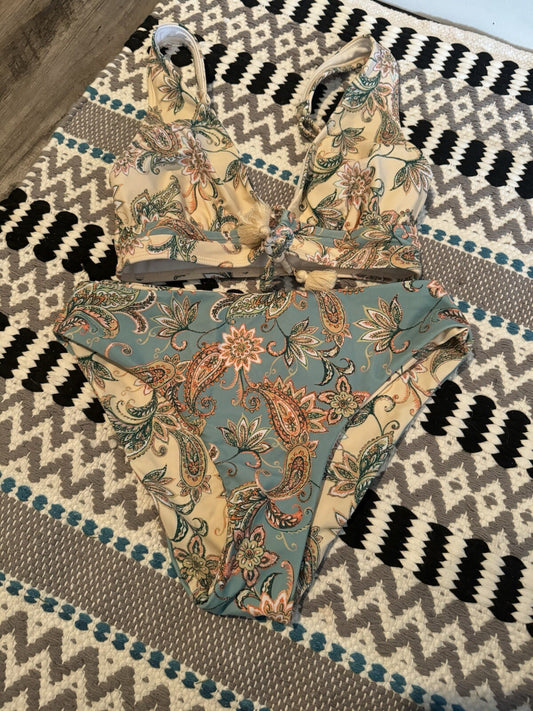 Unbranded 2 Piece Bikini Small Reversible Bottoms 