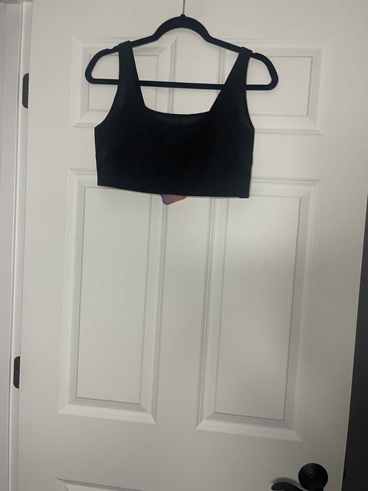 Yitty two piece outfit mesh me smoothing high waist leggings bralette xl black 