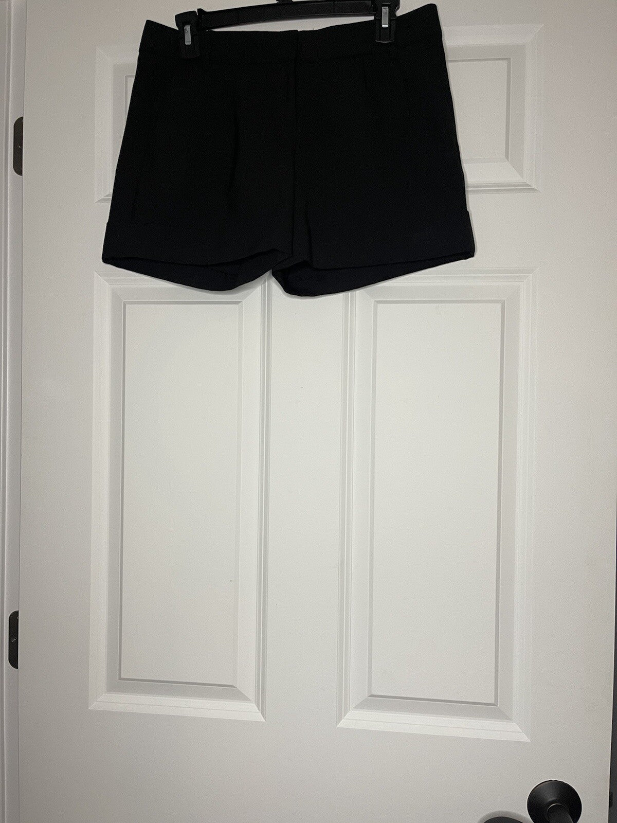 Express editor shorts black size 4