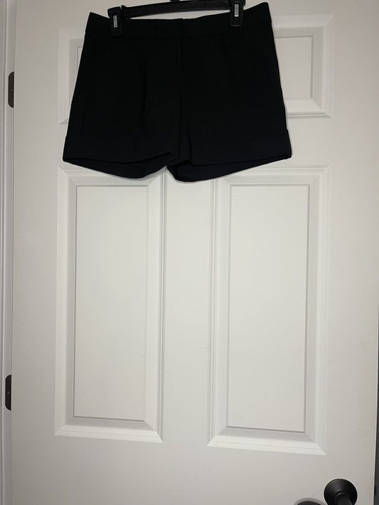 Express editor shorts black size 4