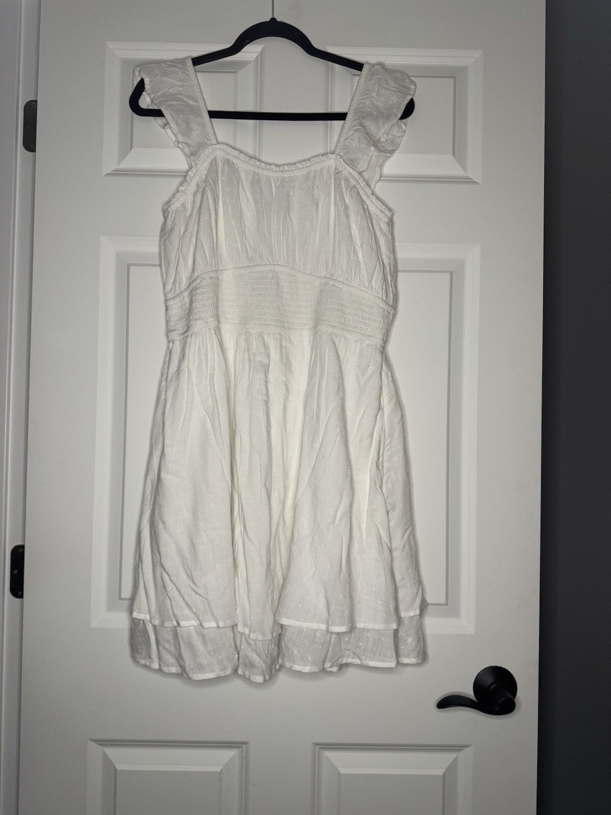 Hollister Sleeveless Dress Xxl Tall White W Stitching Nwt 59.95