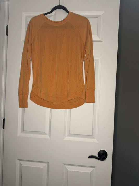 Athleta Lightweight Sweatshirt Small Orange