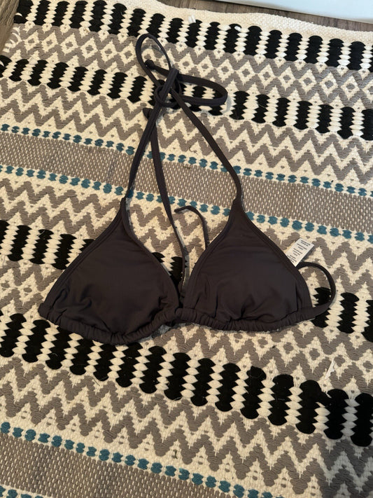 Athleta Small Gray Bikini Top 