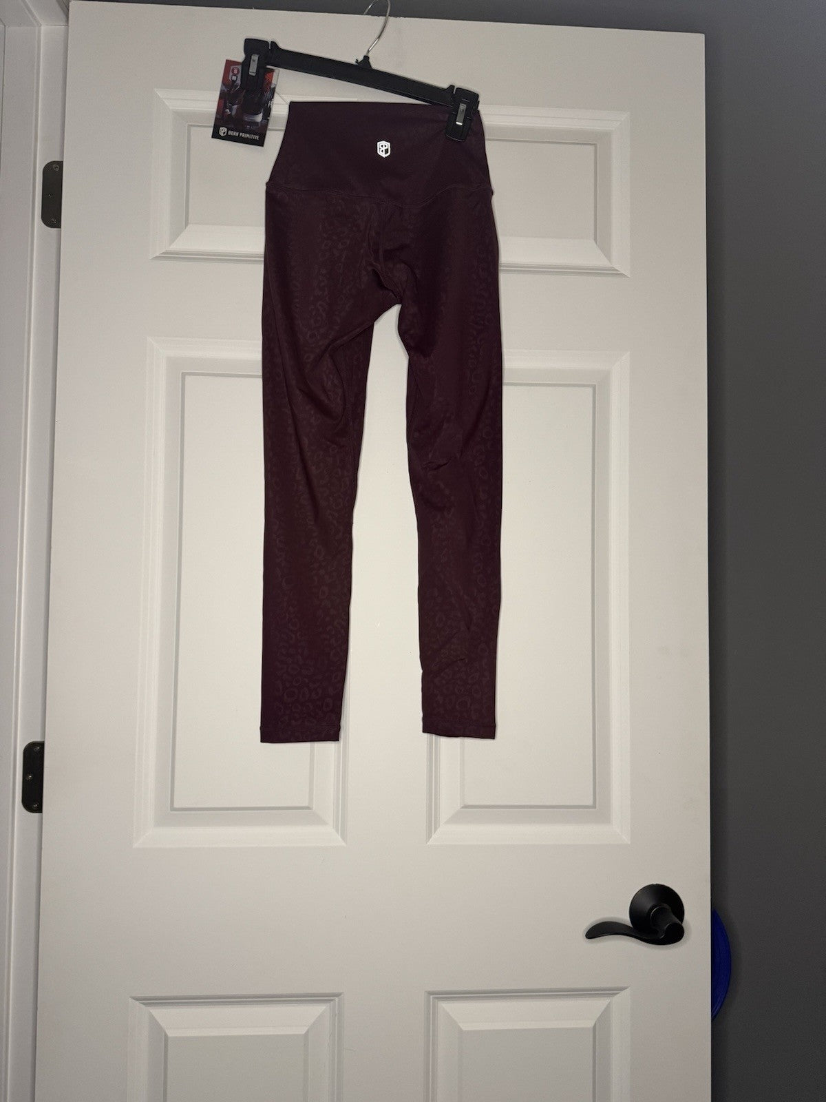 Born Primitive Leggings Small Plum Animal Print Nwt 
